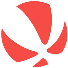 Flat vector illustration of a red beach ball with a playful, minimal design. Ideal for summer-themed graphics, kids content, fun designs, and vacation-related materials.