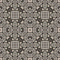 Seamless abstract pattern. Symmetrical texture. Kaleidoscope