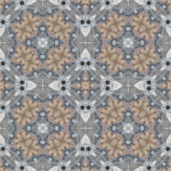 Seamless abstract pattern. Symmetrical texture. Kaleidoscope