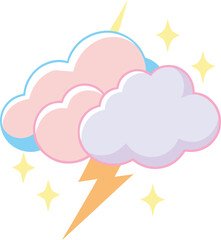 Blinking pastel cloud strikers 