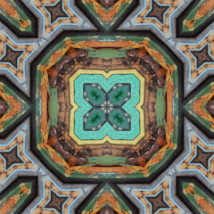 Seamless square pattern. Abstract texture background.