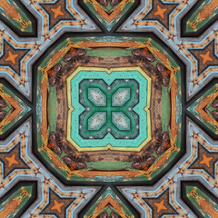 Seamless square pattern. Abstract texture background.