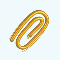 Fototapeta premium 3d golden symbol of peace