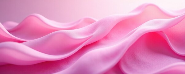 Obraz premium Delicate, swirling pink waves, abstract texture , elegance, waves