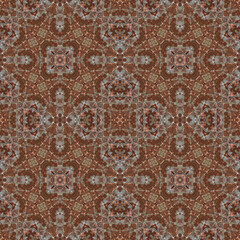 Seamless abstract pattern. Symmetrical texture. Kaleidoscope