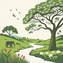 A luxurious Earth Day Vector Ultra Hd