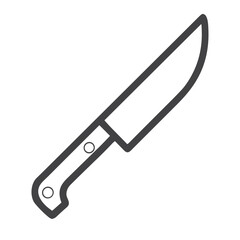 Chef Knife Icon for Culinary Websites, Restaurant Menus, Cooking Blogs, Recipe Apps and Food Service Graphics