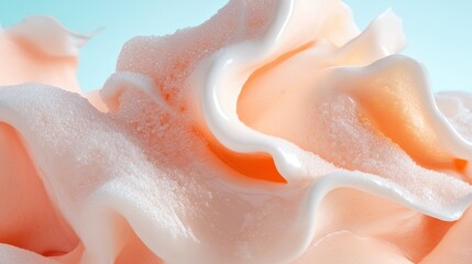 Fototapeta premium Ethereal Soft Waves Delicate Pastel Abstract Texture in Ultra-Resolution - Modern Minimalist Design Inspiration for Digital Art and Creative Branding