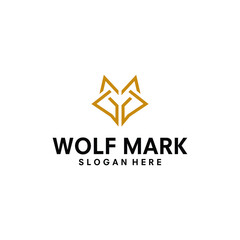 wolf art logo design inspiration