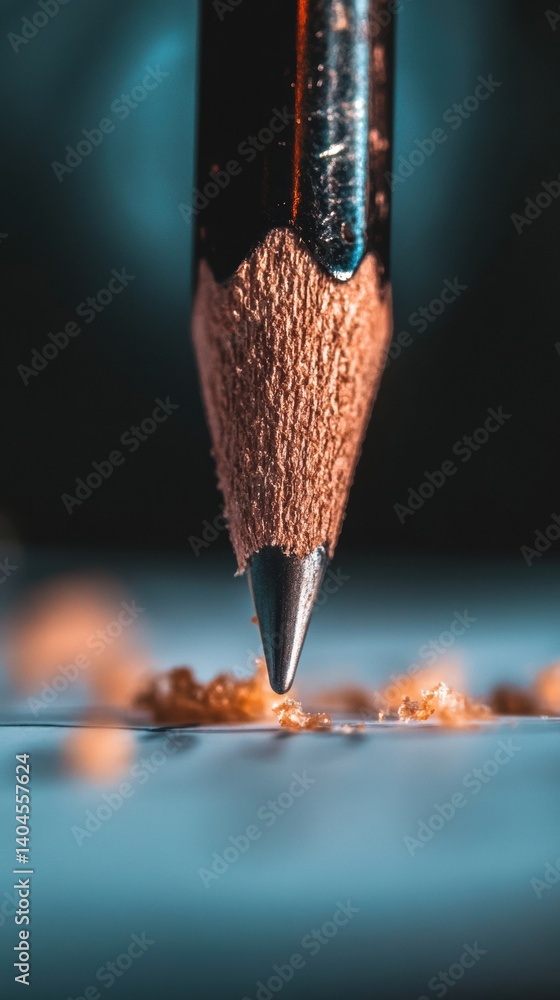 Poster mindful creativity unleashed reach as high as you can day - macro pencil storytelling for gen z prod