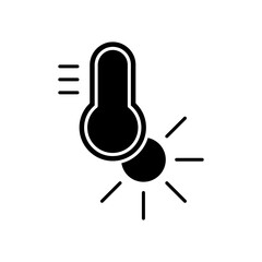 Icon a temperature, isolated against a clean background.