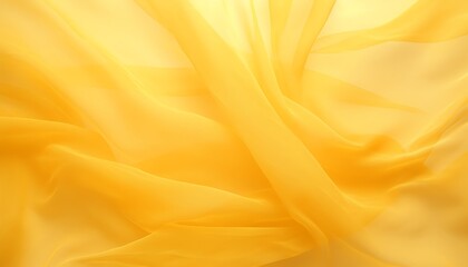 Obraz premium Yellow Sheer Fabric Texture