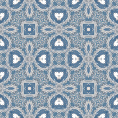 Seamless abstract pattern. Symmetrical texture. Kaleidoscope