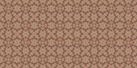 Seamless abstract pattern. Symmetrical texture. Kaleidoscope