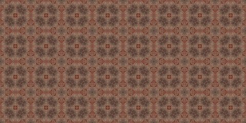 Seamless abstract pattern. Symmetrical texture. Kaleidoscope
