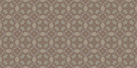 Seamless abstract pattern. Symmetrical texture. Kaleidoscope