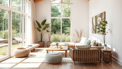 Sustainable Living Space: Calm & Rejuvenation Through Natural Light