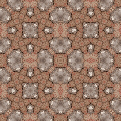 Seamless abstract pattern. Symmetrical texture. Kaleidoscope
