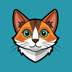 vector illustration of a cat