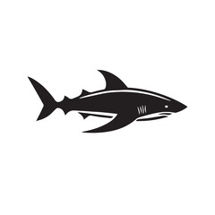 Fototapeta premium shark vector illustration