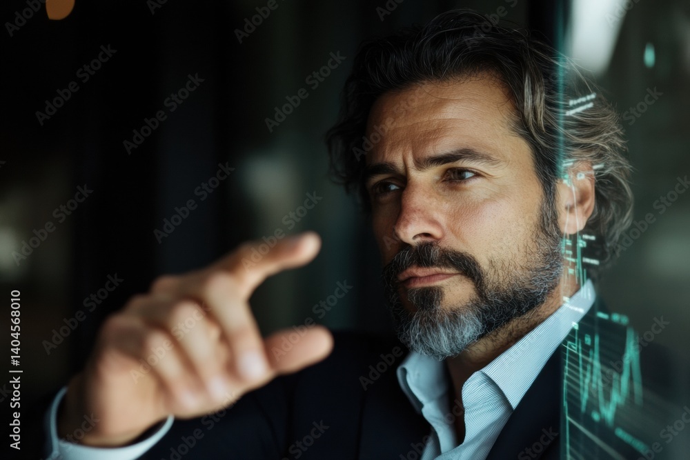Poster Immersive Digital Transformation Holographic Data Visualization for Next-Gen Business Intelligence - Empowering Professional Performance through Advanced Mixed Reality Technologies