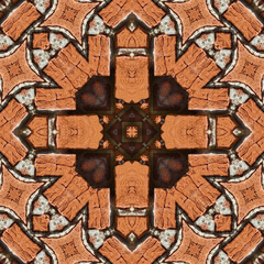 Seamless square pattern. Abstract texture background.