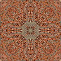 Seamless square pattern. Abstract texture background.