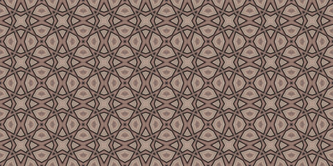 Seamless abstract pattern. Symmetrical texture. Kaleidoscope