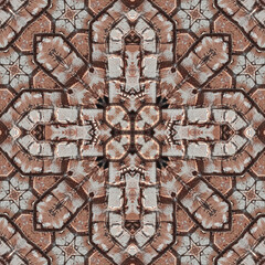 Seamless square pattern. Abstract texture background.