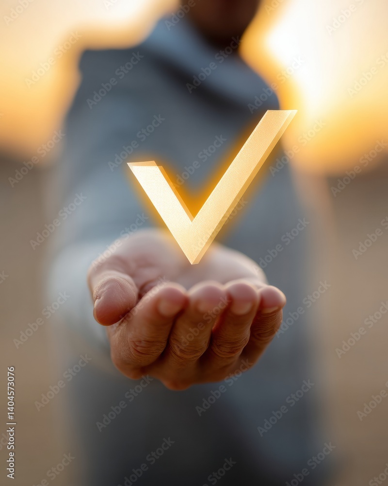 Poster augmented success holographic certification achievement in immersive digital workspace - innovative 