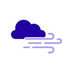 Icon a wind, isolated against a clean background.