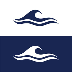 wave logo vector template illustration