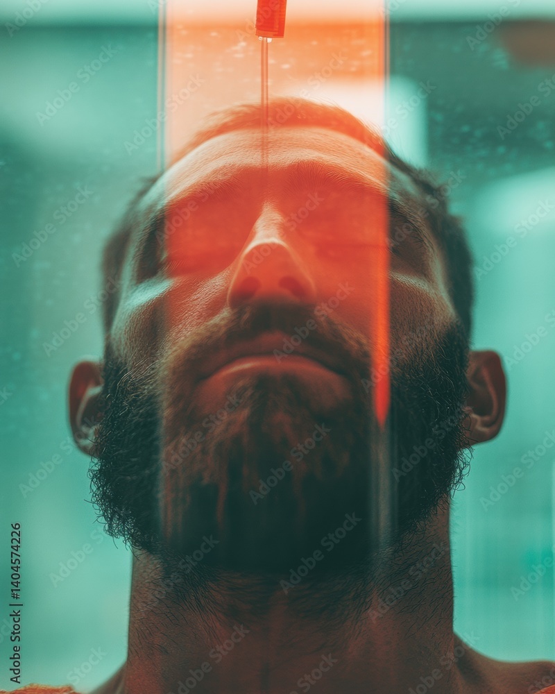 Aufkleber immersive wellness tech cutting-edge neurological assessment with ai-driven biometric scanning - pre