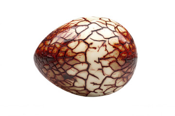 Detailed Dragon Egg with Cracks Realistic Illustration Transparent Background