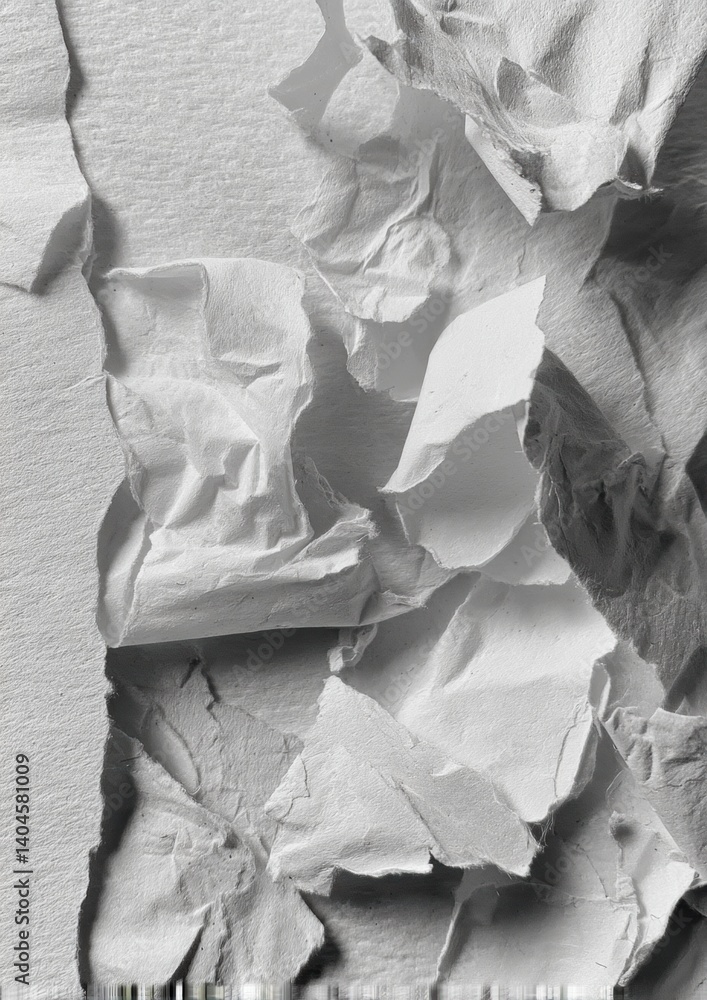 Aufkleber post-digital texture exploration deconstructed paper abstraction for creative branding, mixed media 