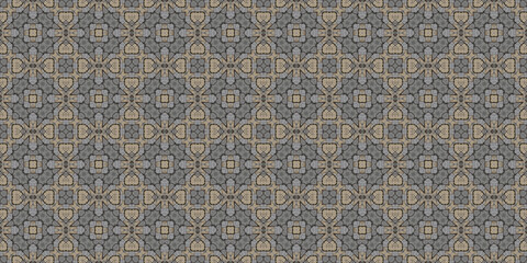 Seamless abstract pattern. Symmetrical texture. Kaleidoscope