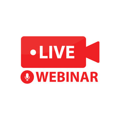 live webinar icon vector illustration
