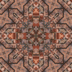 Seamless square pattern. Abstract texture background.