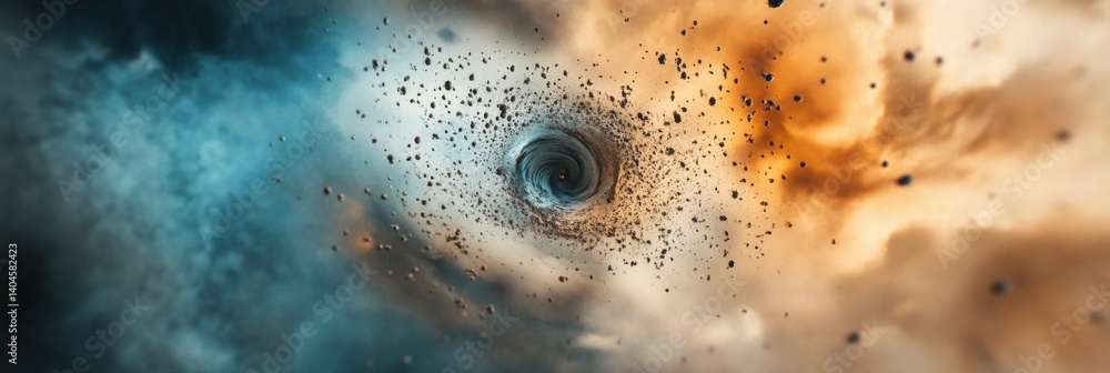 Poster Quantum Data Vortex Immersive Digital Simulation of Computational Fluid Dynamics Revealing Complex Information Flow in Next-Gen AI Visualization Technology