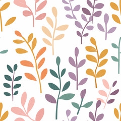 Amaranth pattern.Exquisite vector vegetable patterns. 
