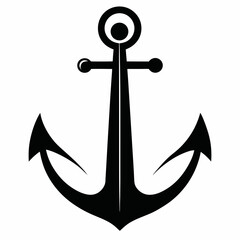 anchor on white background