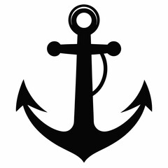 anchor on white background
