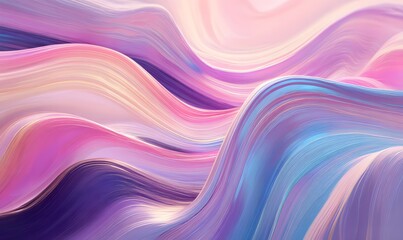 Abstract Pastel Swirls Elegant Flowing Lines Soft Pink Purple Blue Background Design Texture Digital Art Illustration Wave Pattern Graphic Design     