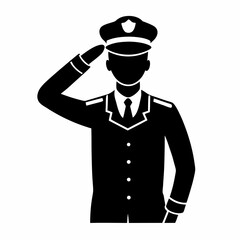 police officer silhouette
