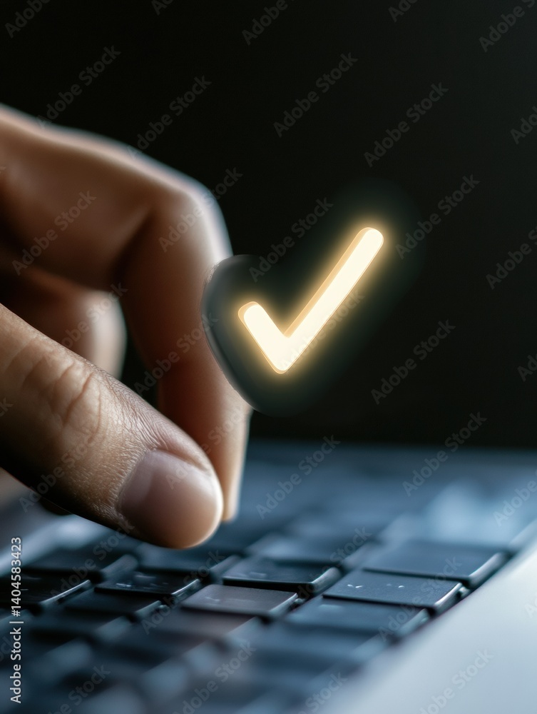 Poster Holographic Digital Verification AI-Powered Professional Certification Interface Revealing Next-Gen Credentialing with Immersive Technological Validation