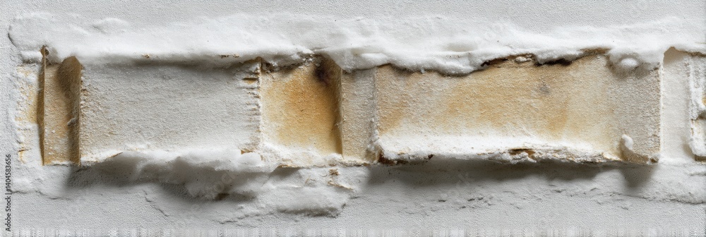 Aufkleber post-digital texture exploration distressed analog paper layers revealing vintage materiality - cont