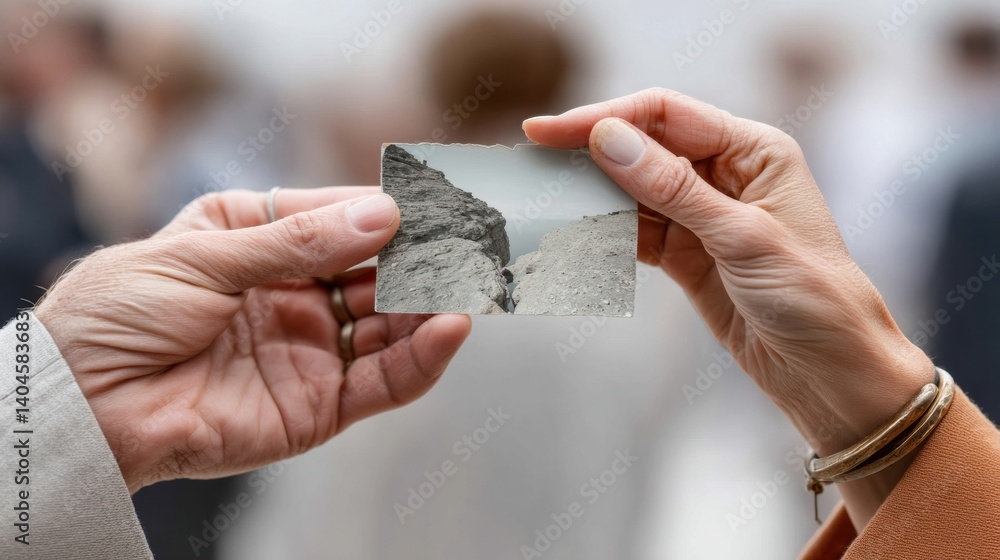 Aufkleber post-digital collaboration fragmented data visualization - generational insight through tactile pape