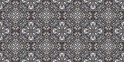 Seamless abstract pattern. Symmetrical texture. Kaleidoscope