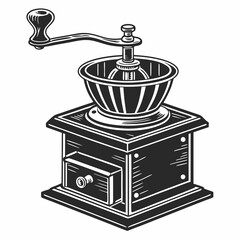 vintage coffee grinder
