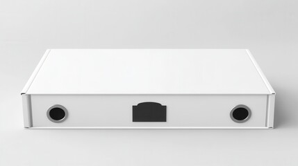 Blank white box with label